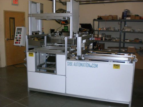 Sibe automation continuous thermoformer  24&#034;x24&#034;  roll stock plug  assist for sale