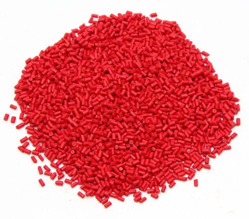 12 lbs red plastic pellets floating  rock tumbling cornhole bag bio filter media for sale