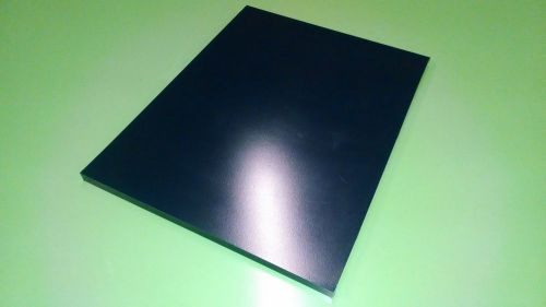 Polyurethane/Urethane Sheet, 1/2&#034; x 16&#034; x 18&#034;, 80 Shore A, Black