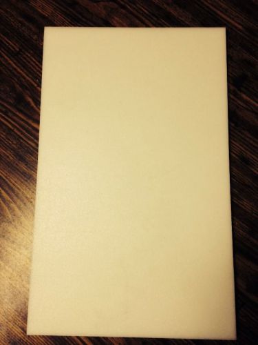 HDPE 1/2&#034; x 16&#034; x 10&#034; White cutting board