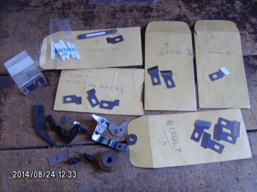 lot of knives and knife parts for BROTHER button hole sewing machine