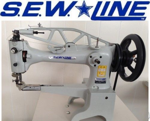 Sewline sl-29b shoe patcher with large bobbin &amp; servo  industrial sewing machine for sale