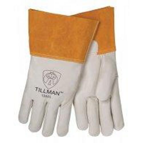 Tillman large 1350 top grain cowhide unlined mig welding gloves for sale