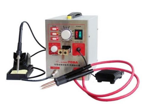709a 2 in 1 battery spot welder weld mobile welding pen soldering iron station a for sale
