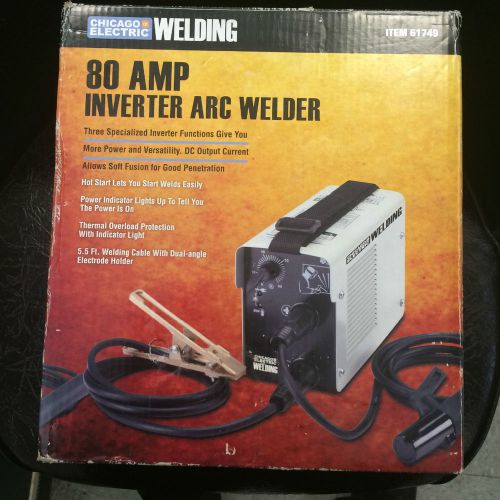 Chicago Electric  80 AMP Inverter ARC Welder