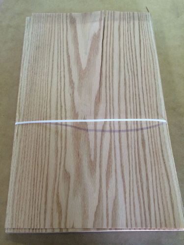 Wood Veneer Red Oak 13x21 20pcs total Raw Veneer  &#034;EXOTIC&#034; RO3 10-29