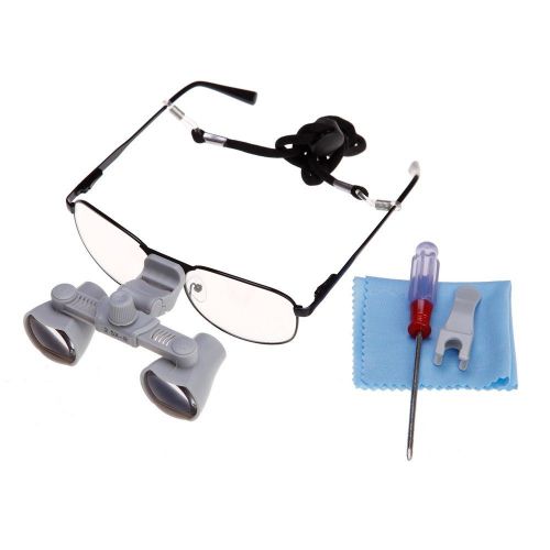 2.5X420mm Dental Surgical Binocular Loupes Magnifier Glasses Lens HB