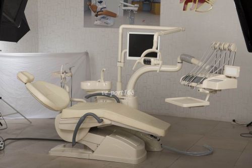 1PC Controlled Integral Dental Unit Chair FDA CE approved D4 Model(Soft Leather)