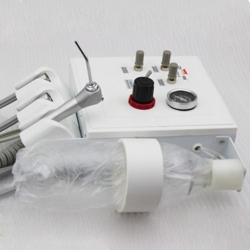 Wall hanging dental turbine unit work with compressor plastic shell m4 tu05 sale for sale