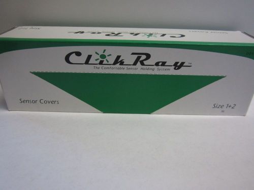 Dental Xray ClikRay Sensor Bags/Logo 36mm Size 1+2 Box of 500