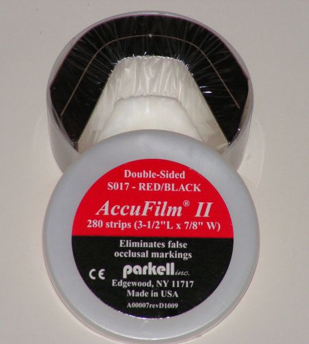 LAST ONE!!! pARKELL ACCU FILM II RED/BLK OCCLUSION STRIPS
