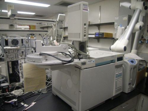 Agilent 6890n gc gas chromatograph with autosampler &amp; injector gcms for sale