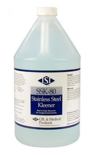 Stainless Steel Cleaner Concentrated Rust, Mineral &amp; Stain Remover SSK-80 Gallon