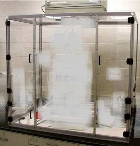 Containment enclosure workstation hood benchtop cabinet airfiltronics w/ hs 3000 for sale