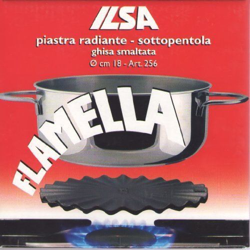 NEW Ilsa: &#034;Flamella&#034; Radiant Plate in Enamelled Cast-Iron - ? 18 cm (7 in)