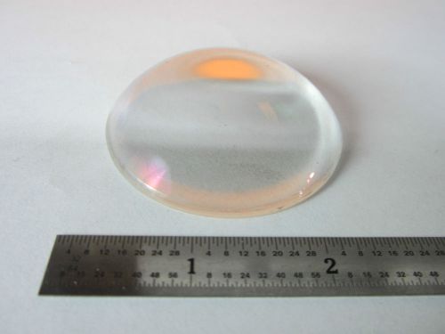 OPTICAL LENS CONVEX CONCAVE WITH DEEP CONCAVE LASER OPTICS AS IS BIN#31-63i