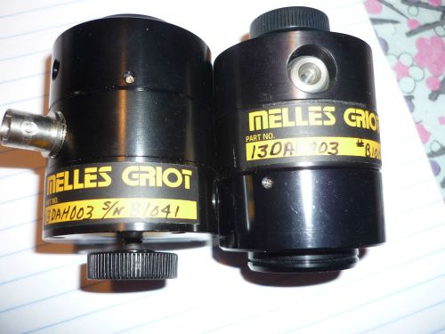 Melles Griot Laser detector &amp; case 13DAH003 #B1014, S/N B104 Optical Table