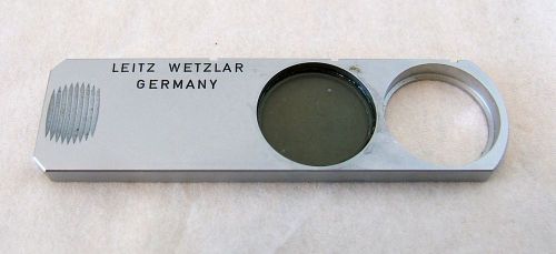Polarizing filter holder for Ortholux (Leitz)