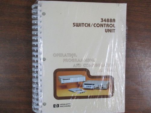 NEW HP Operating, Programming &amp; Config Manual 3488A Switch/Control Unit 03488