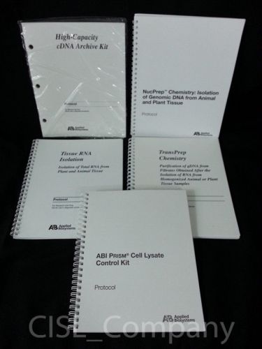 Abi applied biosystems protocol user guide set cdna rna cell lysate nucprep gdna for sale