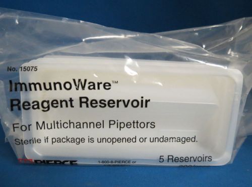 Pierce immunoware reagent reservoirs 1 well 50ml # 15075 qty 50. for sale