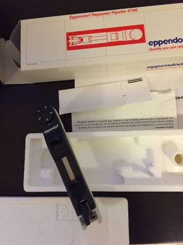 Eppendorf Repeater 4780 Adjustable Single Channel Pipet Pipette P/N 22 26 000-6
