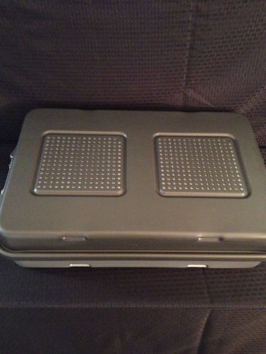 GENESIS Retractor Sterilization Container 6&#034; Deep Perforated CD6-6B No Tray