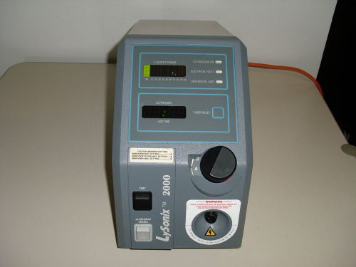 Lysonix 2000 lipo suction ly-2000 ultrasound generator didage sales for sale