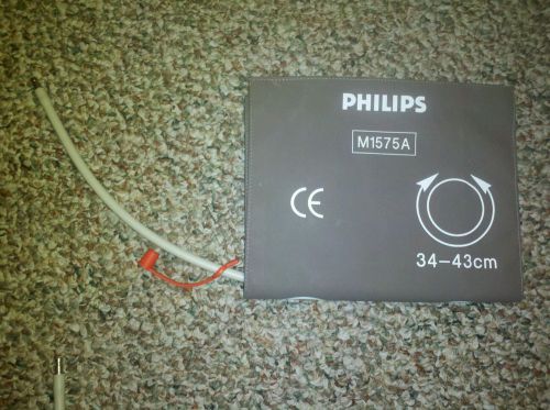 New PHILIPS Reusable Blood Pressure Comfort Cuff Large Adult M1575A  34-43cm