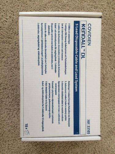Covidien Kendall DL 5 Lead Disposable Cable and Lead System 33105 - 10 Pack