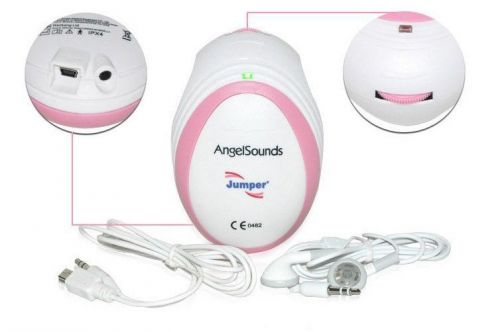 Angelsounds baby 3MHz probe Fetal Doppler Prenatal Heart Rate Monitor+free ship