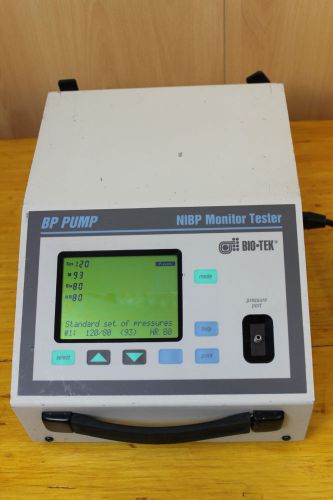 BIOTEK BP Pump / NIBP Monitor Tester Monitor