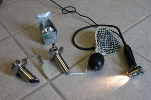 Welch allyn sigmoidoscope anoscope light source cannula pump bulb headlamp eg for sale