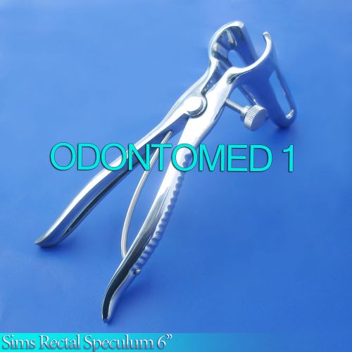 SIMS RECTAL 6&#034; RECTAL SPECULUM SURGICAL AND GYNECOLOGY