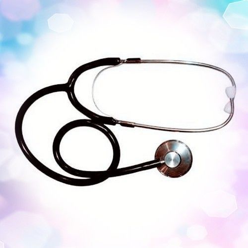 Black Nurses Stethoscope Single Head Stethoscope