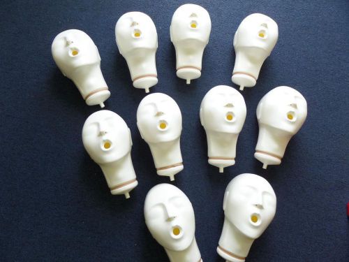 *Lot of 10* Actar Manikin Heads (Only)