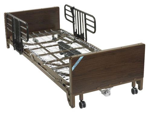 Drive Medical Ultra Light Plus Full-Electric Low Bed, Brown, 36