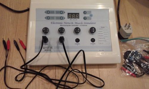 Electro-therapy electronic muscle stimulator  ems 4 channels gently used for sale