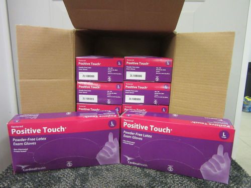 1000 POSITIVE TOUCH LARGE POWER FREE LATEX GLOVES EXAM MEDICAL SURGICAL NEW