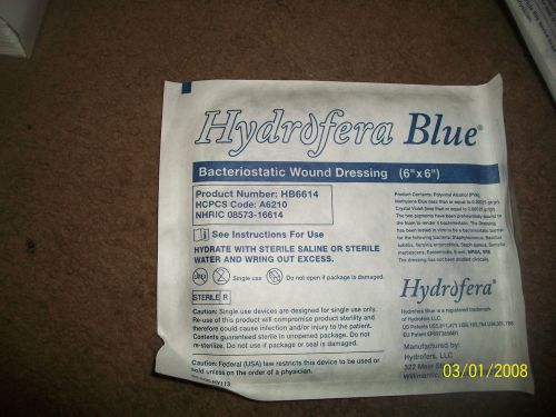 hydrofera blue bacteriostatic wound dressing 6x6&#034;