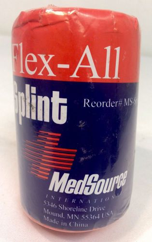 Medsource Flex-All 36 Inch Orange Splint (Reorder# MS-Splint) - New In Package
