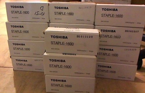 Toshiba staple-1600 (660-89599) 3 cartridges x 3000 staples 16 boxes for sale