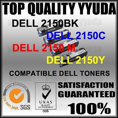2 Toner Cartridge 2150 2155 to Dell Colour 2150cdn 2150cn 2155cdn 2155cn Printer