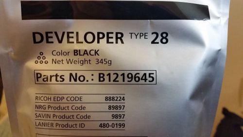 OEM TYPE 28 DEVELOPER RICOH  B1219645   * 1 BAG *