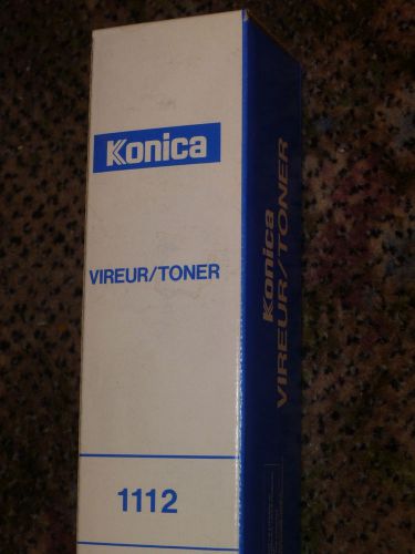 Konica Minolta Black Toner 1112 PC/UA947-107 Genuine OEM New Cartridge NIB ]