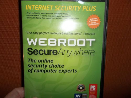 Webroot anti virus disc
