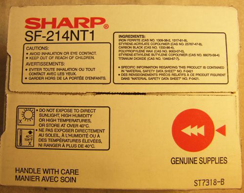 Sharp SF-214NT1 genuine toner replacement cartridges two boxes