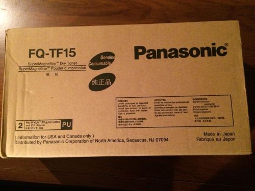 Panasonic SuperMagnefine Dry Toner FQ-TF15