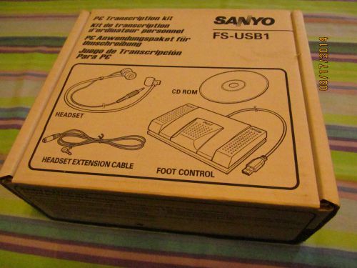 Sanyo (Model No. FS-USB1) PC Transcription Kit BRAND NEW Very RARE!!! Buy THIS 1