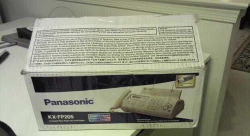 KX-FP205 Panasonic Kx-Fp205 Plain Paper Fax Machine And Personal Copier